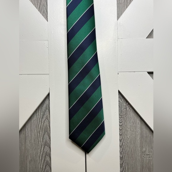 E1.12 College Striped Ties - Woven Necktie - Mens Ties Neck Tie by Scott Allan - Picture 2 of 8
